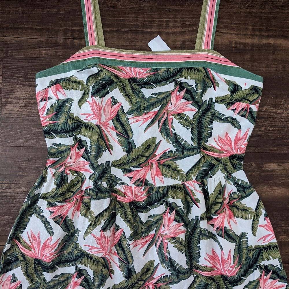 NWT Loft Tropical Maxi Dress - Picture 3 of 8